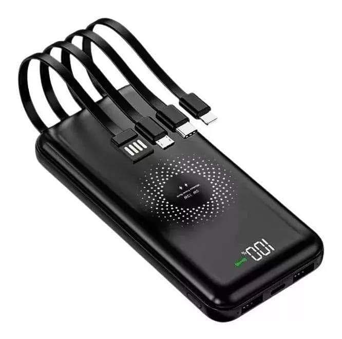 Power Bank Carregador Portatil Com Cabo e indução 10000mAh Original Agold BTE-17